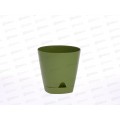 Горшок для цветов Амстердам прикорневой полив 0,65л Оливковый ПЦ6198 *12 Горшок для цветов Амстердам прикорневой полив 0,65л Оливковый ПЦ6198 *12