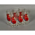 Набор стаканов 6шт 146-Д для сока Маковое поле *4 Набор стаканов 6шт 146-Д для сока Маковое поле *4