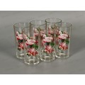 Набор стаканов 6шт 146-Д для сока Фламинго в тропиках *4