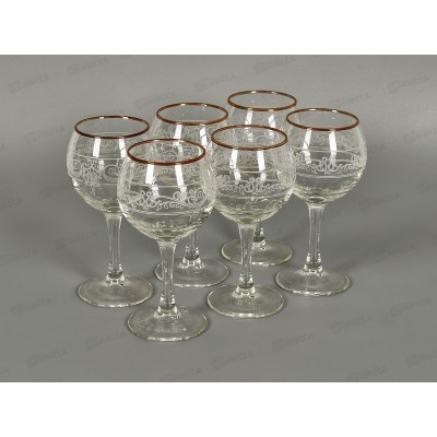 Набор фужеров 250мл 6шт 1711-ГЗ Камарезе гравир.отвод. *2 Набор фужеров 250мл 6шт 1711-ГЗ Камарезе гравир.отвод. *2