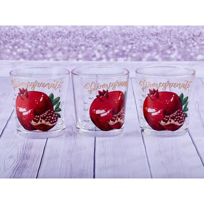 Набор стаканов &quotОда&quot (Полезный гранат) 6шт 250см3 *6 1249-6