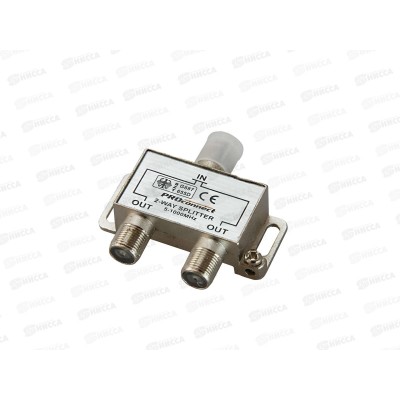 Разветвитель на 2 TV Proconnect F-разъем, 5-1000МГц, 05-6021 *10 Разветвитель на 2 TV Proconnect F-разъем, 5-1000МГц, 05-6021 *10
