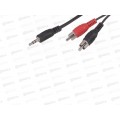 Шнур стерео 3,5мм - 2RCA 3м, Rexant, 17-4204 *10 Шнур стерео 3,5мм - 2RCA 3м, Rexant, 17-4204 *10