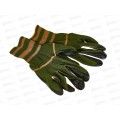 Перчатки нейлоновые №10 зел/салат/черн №13-01 *12/720