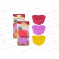 Набор силиконовых форм для Маффинов и желе Сердце 6шт VL80-293 Набор силиконовых форм для Маффинов и желе Сердце 6шт VL80-293