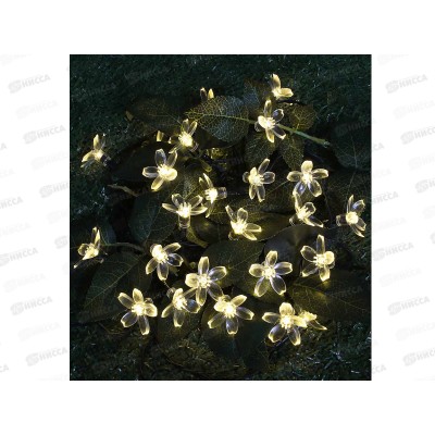 Гирлянда садовая солнечная батарея 25LED 7м шампань INBLOOM 185-043  г Гирлянда садовая солнечная батарея 25LED 7м шампань INBLOOM 185-043  г