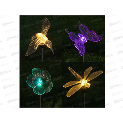 Гирлянда садовый солнечная батарея на стержне 1LED 67см INBLOOM 185-045 г Гирлянда садовый солнечная батарея на стержне 1LED 67см INBLOOM 185-045 г