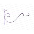 Кронштейны для кашпо для сада металл арт300 *25