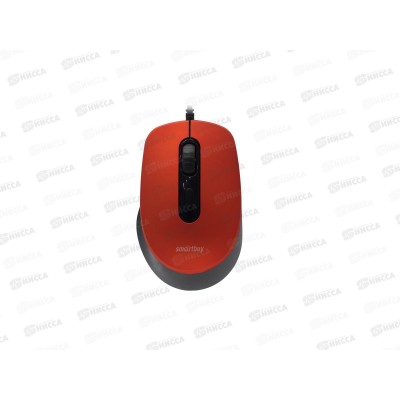 Мышь SmartBuy ONE беззвучная, красная, 265R *40