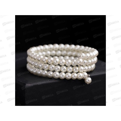 Браслет &quotНевеста&quot жемчуг бусины 4736543