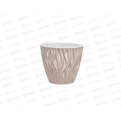 Кашпо "Вдохновение" 5,7л Пудровый КШ-8655 *8 Кашпо "Вдохновение" 5,7л Пудровый КШ-8655 *8