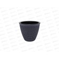 Кашпо "Ротанг" 1,6л Антрацит КШ-6468 *20 Кашпо "Ротанг" 1,6л Антрацит КШ-6468 *20