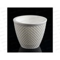 Кашпо &quotРотанг&quot 1,6л Белый/белый КШ-6467 *20