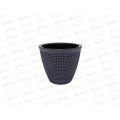 Кашпо "Ротанг" 3л Антрацит КШ-7955 *12 Кашпо "Ротанг" 3л Антрацит КШ-7955 *12