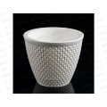 Кашпо "Ротанг" 3л Белый/белый КШ-7953 *12 Кашпо "Ротанг" 3л Белый/белый КШ-7953 *12
