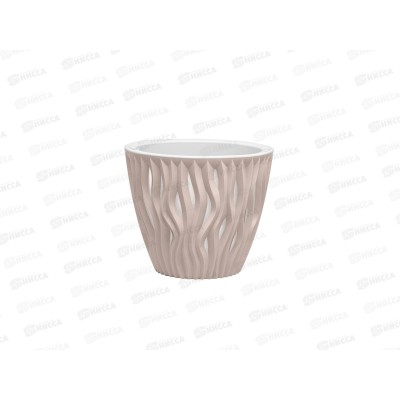Кашпо &quotВдохновение&quot 3л Пудровый КШ-5424 *12
