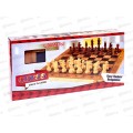 Набор игр 3в1 (шашки,шахматы,нарды) пластиковая доска (056462)  *36