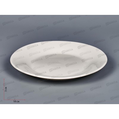 Тарелка плоская круглая d-17,5см (12/96) т7-0003 Белье Тарелка плоская круглая d-17,5см (12/96) т7-0003 Белье