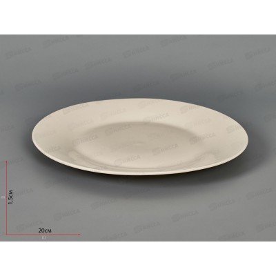 Тарелка плоская круглая d-20 (12/72) т8-0003 Белье Тарелка плоская круглая d-20 (12/72) т8-0003 Белье