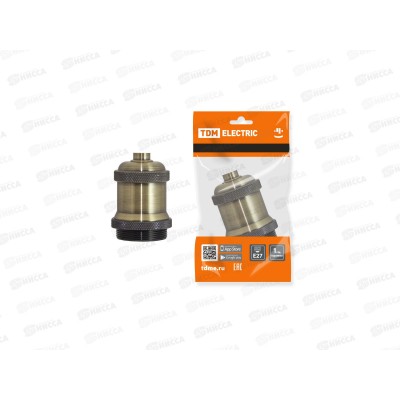 Патрон TDM Лофт бронза, металлический, 0048