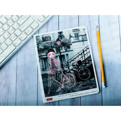 Тетрадь 48листов клетка Hatber Модная прогулка, 5диз *5/100 Тетрадь 48листов клетка Hatber Модная прогулка, 5диз *5/100