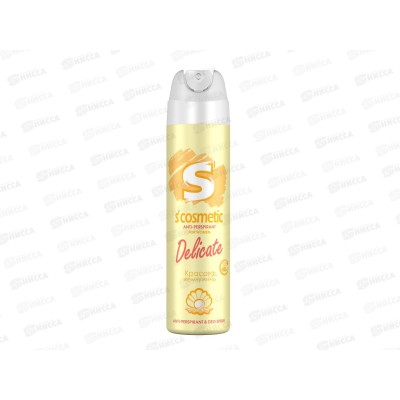S`cosmetic Delicate дезодорант-антиперспирант 145 мл женский *24 S`cosmetic Delicate дезодорант-антиперспирант 145 мл женский *24