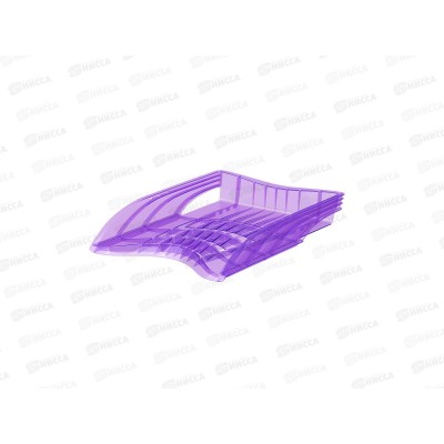 Лоток вертикальный Erich Krause 53247 S-Wing, Standart сиреневый Лоток вертикальный Erich Krause 53247 S-Wing, Standart сиреневый
