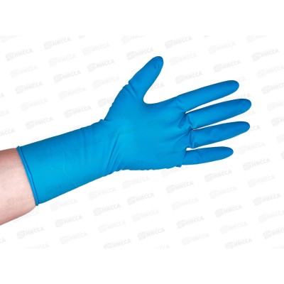 Перчатки латексные MANUAL HR419 смотровые нестерильные р.M *25