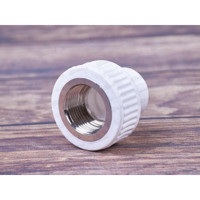 Муфта полипропилен комбинированная 20*3/4 внутренняя резьба Aqualink, 03573 *10/150 Муфта полипропилен комбинированная 20*3/4 внутренняя резьба Aqualink, 03573 *10/150