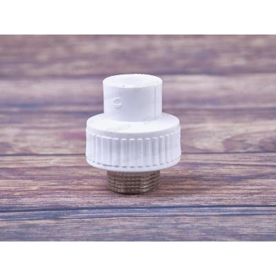 Муфта полипропилен комбинированная 20*3/4 наружная резьба Aqualink, 03586 *10/100