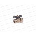 Кран шаровый для МП труб F 1/2*20 В гайка-цанга бабочка, 01165 Aqualink *10/100