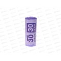 Мешки для мусора 30л (рул/30шт) 9мкр лаванда *100