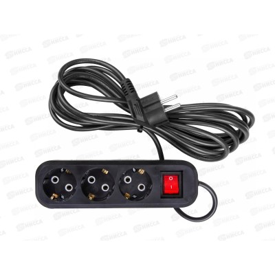 Удлинитель Атлант 3500Вт (с заземлением) 3 гнезда, ПВС 3м с выключателем, MA206 (80018) *20 Удлинитель Атлант 3500Вт (с заземлением) 3 гнезда, ПВС 3м с выключателем, MA206 (80018) *20