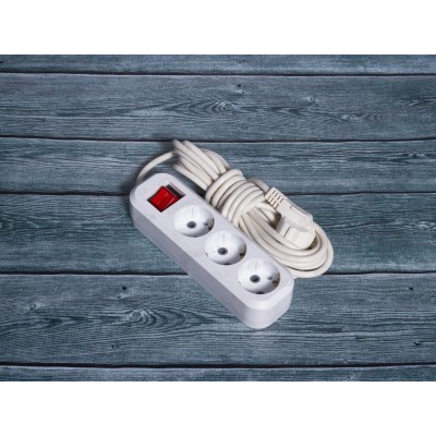 Удлинитель Атлант 3500Вт (с заземлением) 3 гнезда, ПВС 5м с выключателем, MA207 (80019) *20 Удлинитель Атлант 3500Вт (с заземлением) 3 гнезда, ПВС 5м с выключателем, MA207 (80019) *20