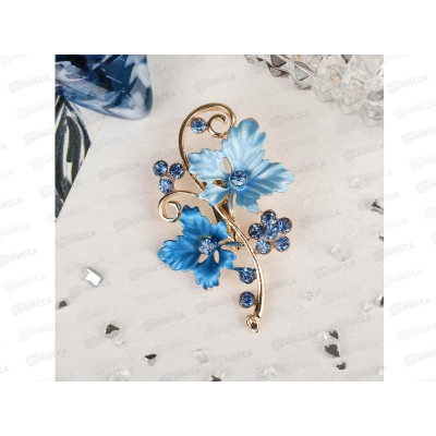 Брошь  &quotЦветы&quot незабудки 4434570