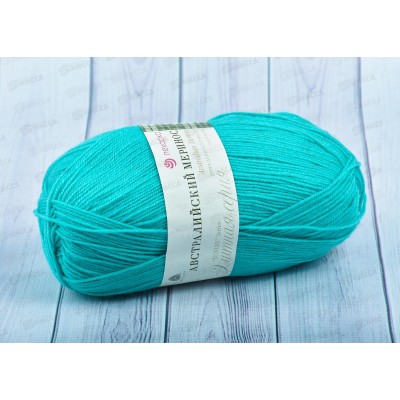 Пряжа Австралийский меринос Св-изумруд 581 100г400м шерсть 95% акрил 5% Пряжа Австралийский меринос Св-изумруд 581 100г400м шерсть 95% акрил 5%