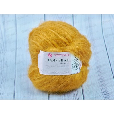 Пряжа Гламурная 447 Горчица 50г175м шерсть35% акр35% пол30% Пряжа Гламурная 447 Горчица 50г175м шерсть35% акр35% пол30%