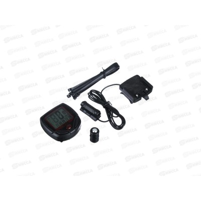 Велокомпьютер проводной 15 функций 195-038 г