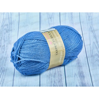 Пряжа Секрет успеха 484 Баклажан шерсть100% 100гр Пряжа Секрет успеха 484 Баклажан шерсть100% 100гр