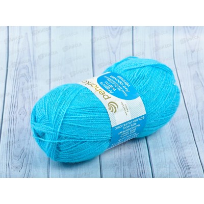 Пряжа Ангорская теплая 05 Голубой 100г480м шерсть40% акрил60% Пряжа Ангорская теплая 05 Голубой 100г480м шерсть40% акрил60%