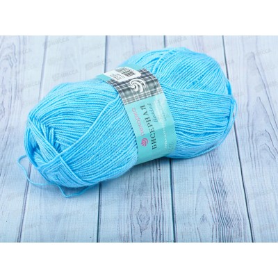 Пряжа Бисерная 05 Голубой 100г 450м акрил100%