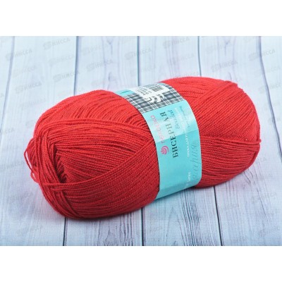 Пряжа Бисерная 06 Красный 100г 450м акрил100% Пряжа Бисерная 06 Красный 100г 450м акрил100%