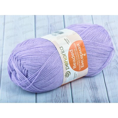Пряжа Бисерная 178 Св-сиреневый 100г 450м акрил100%