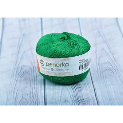 Пряжа Ажурная 480 Яр-зелень 50г280м хлопок 100% Пряжа Ажурная 480 Яр-зелень 50г280м хлопок 100%