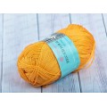 Пряжа Весенняя 485 Желто-оранжевый 100гр 250м хлопок100% Пряжа Весенняя 485 Желто-оранжевый 100гр 250м хлопок100%