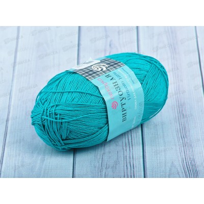 Пряжа Виртуозная 335 Изумруд 100гр333м хлопок100%