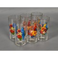 Набор стаканов &quotОда&quot (Тропические птицы) 6штук 230мл *6 1256