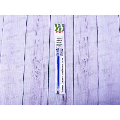 Стержни гелевые STAFF стираемый 130мм синий, 0.5мм, игла,GP109R,170357*20 Стержни гелевые STAFF стираемый 130мм синий, 0.5мм, игла,GP109R,170357*20