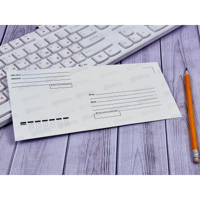 Конверт 110*220 кому-куда, отрывная полоса, 1815 *50/1000 Конверт 110*220 кому-куда, отрывная полоса, 1815 *50/1000