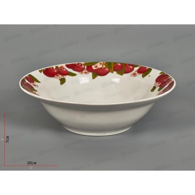 Миска 500см3 Вишня бортовая *12  088772 Миска 500см3 Вишня бортовая *12  088772